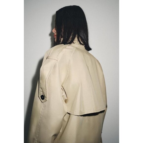 ZARA SHORT WATER-REPELLENT TRENCH ZW COLLECTION - Picture 6 of 9